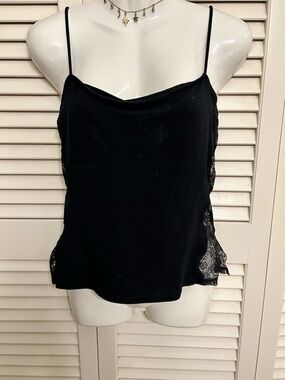 intimissimi Black Lace-Trim Camisole